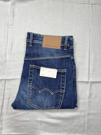 American Eagle Men's Slim Fit Cross Cotton Jeans - Medium Wash #28A/b