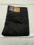 Kingfisher Men's Slim Fit Knit Denim Jeans - Jet Black #384/a